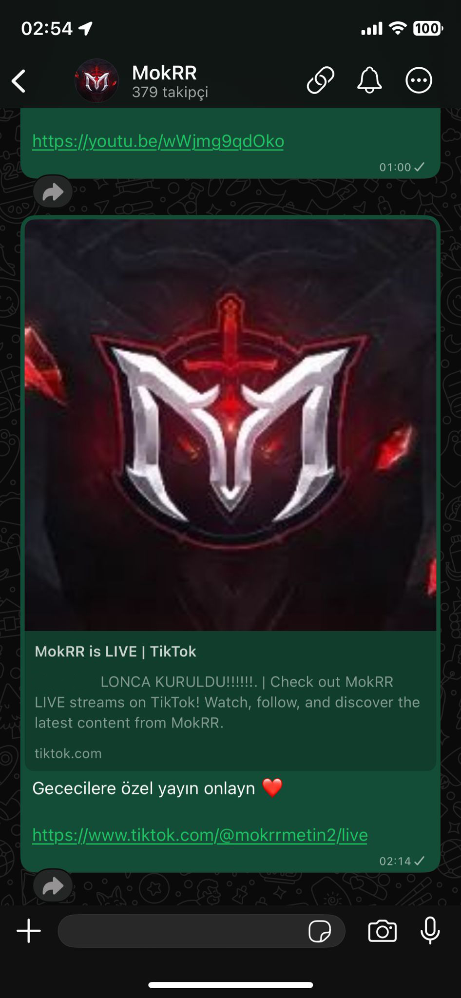 Whatsapp Duyuru Kanalı